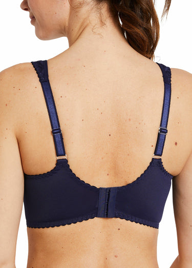 Soutien-gorge sans armatures ajouré Bleu