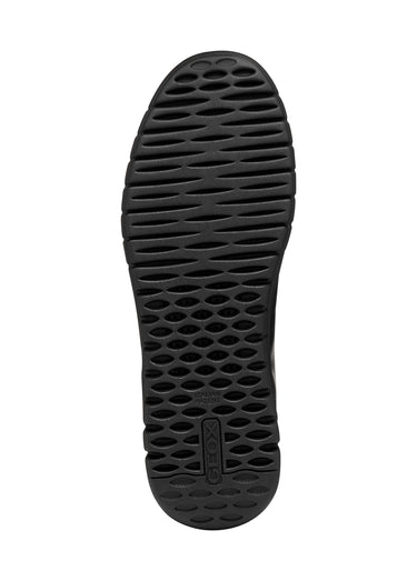 Baskets homme en cuir à lacets Noir