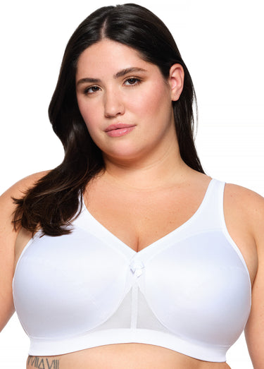 Soutien-gorge MagicLift Maintien Actif Sans Armatures Spécial Grandes Tailles n°1005 Blanc