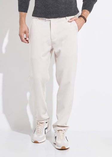 Pantalon coupe casual chic Beige