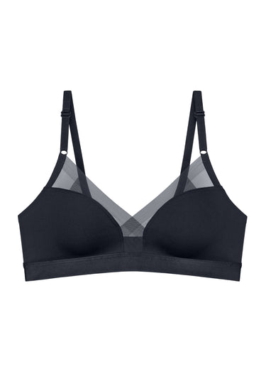 Soutien-gorge mesh sans armature Noir