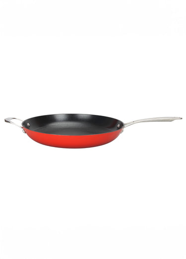 Poêle bords hauts 32cm tous feux antiadhésive Rouge