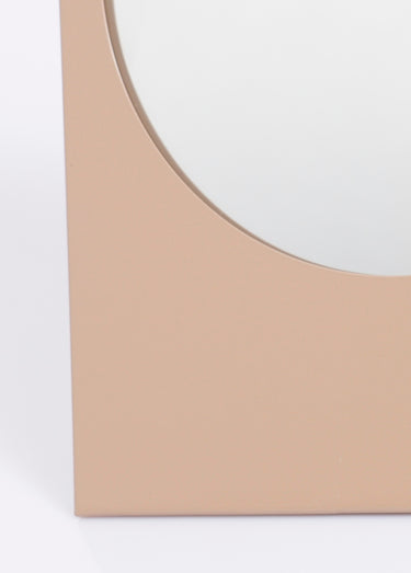 Miroir à poser en métal Bois