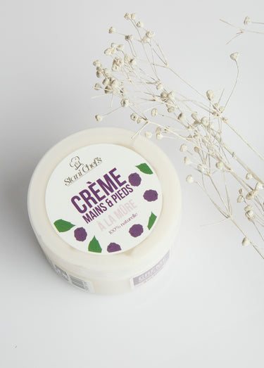 Crème naturelle mains et pieds à la Mûre