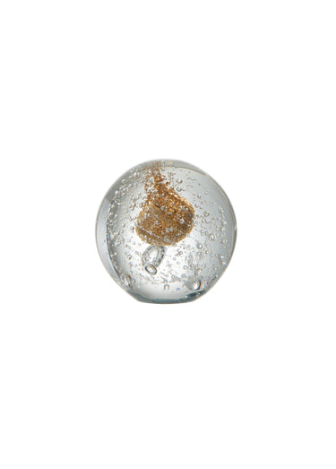 Presse papier fantaisie forme boule Vert/Dore