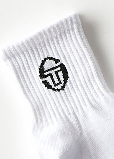 Chaussettes de sport, coton majoritaire Blanc Lot 3