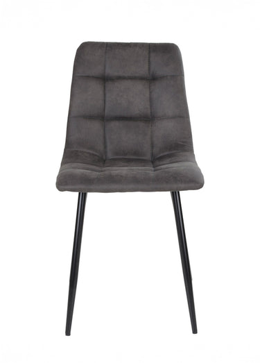 Chaises assise matelassée microfibre 3G Gris