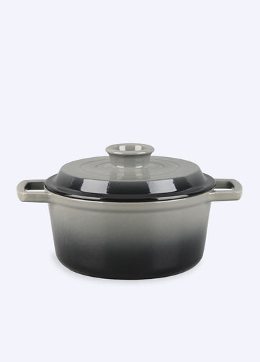 Cocotte fonte ronde 25cm, Masseiron 2A Gris