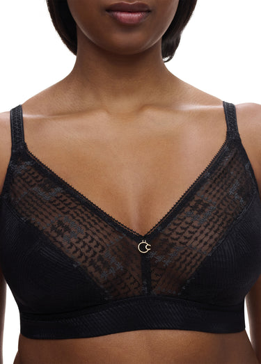 Soutien-gorge emboitant et maintien, INTRIGUE Noir