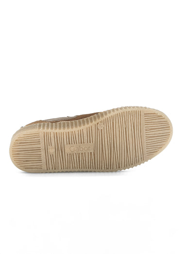 Boots Chelsea fantaisie en cuir daim Cognac