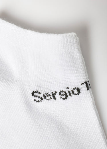 Lot de 3 Chaussettes basses avec logo Blanc