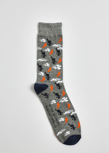 Paire de chaussettes, licence Hot Stuff Gris Clair