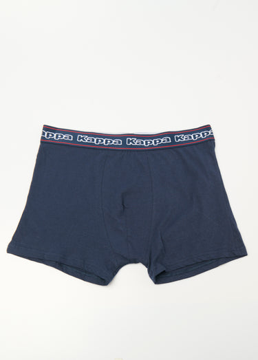 Boxer en coton ceinture élastiquée Marine