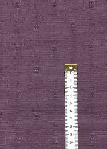 Coupon tissu déco jacquard avec Teflon® Cassis