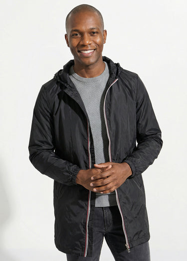 Parka longue déperlante tendance Noir