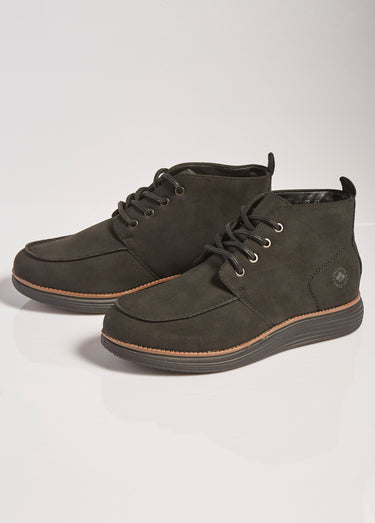 Chaussures montantes style Desert boots Noir