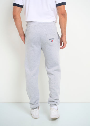 Pantalon de jogging molleton pour homme Gris Melange
