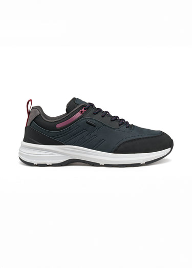 Baskets sportswear avec semelle technique Bleu Marine/Noir