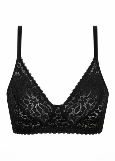 Soutien-gorge sans armatures, DAILY DENTELLE Noir