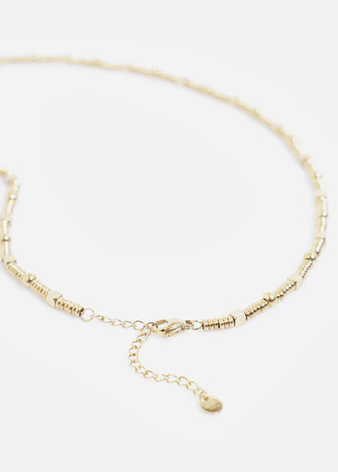 Collier maille souple acier inoxydable Dore