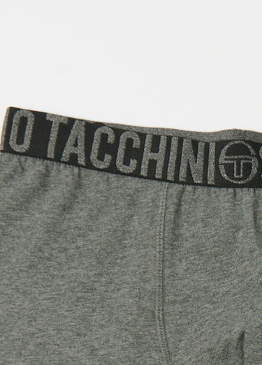 Boxer chiné taille élastiquée Anthracite