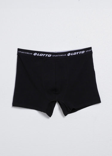 Boxer coton avec ceinture logo Noir
