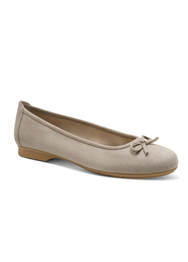 Ballerines antidérapantes en suédine Gris