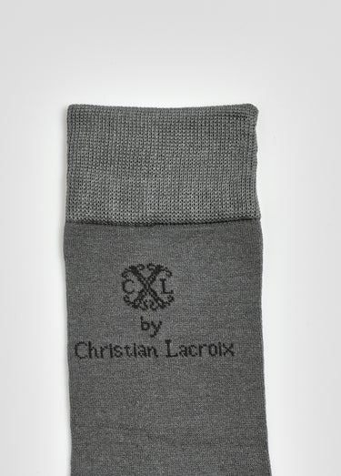 Chaussettes coton mercerisé majoritaire Gris Clair