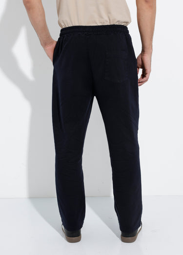 Pantalon élastiqué confort style casual Marine