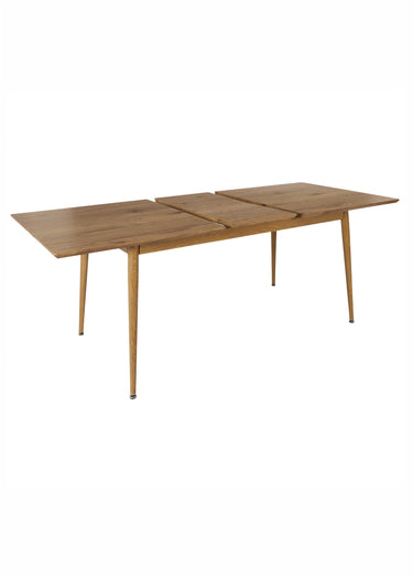 Table extensible bois 6 à 8 pers. PAXTON Marron