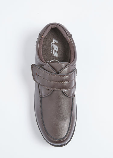 Derbies scratchées compensées Marron