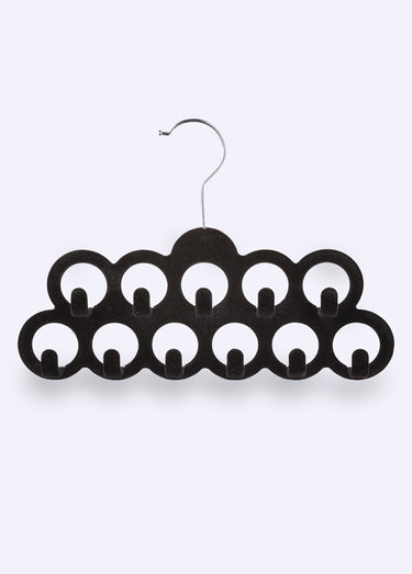 Cintre gain de place pour ceintures Noir