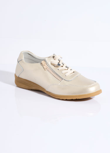 Baskets chic en cuir à semelle fine Dore
