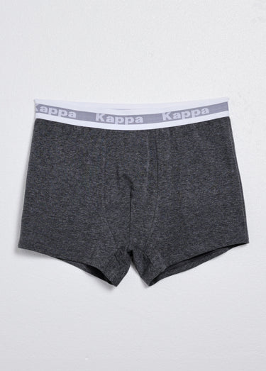 Boxer uni ceinture élastiquée Gris
