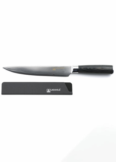 Couteau à trancher acier 32,5cm Damarus Noir