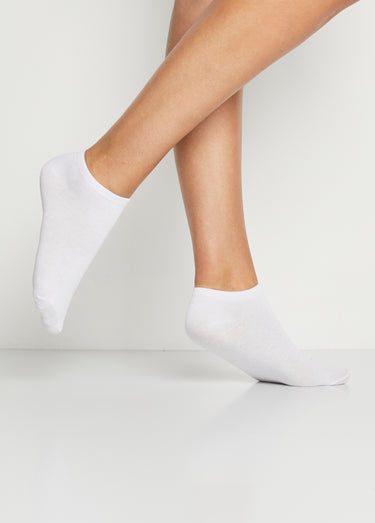 Socquettes discrètes avec coton Blanc Lot3