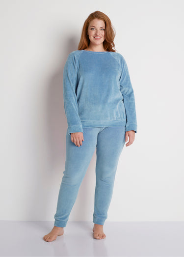 Pantalon de pyjama en velours côtelé Myosotis