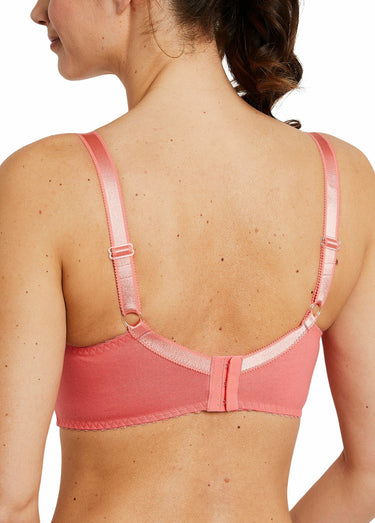 Soutien-gorge sans armatures coton stretch Peche
