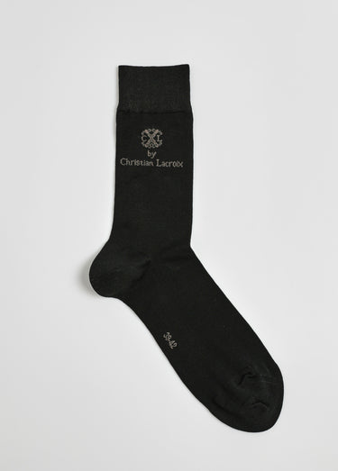 Chaussettes coton mercerisé majoritaire Noir