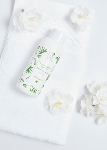 Lait nettoyant et démaquillant aloé vera Blanc