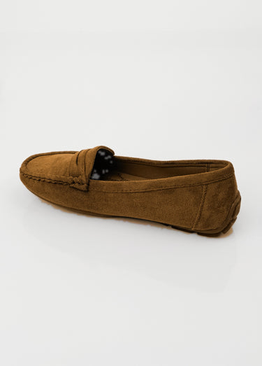 Mocassins essentiels, simili cuir suédé Marron