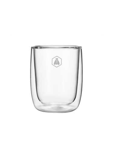 Set 4 tasses 10cl verre double paroi Blanc