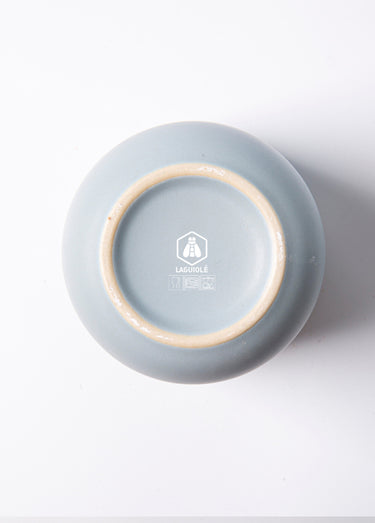 Set 4 tasses grès émaillé, moyen Bleu / Gris