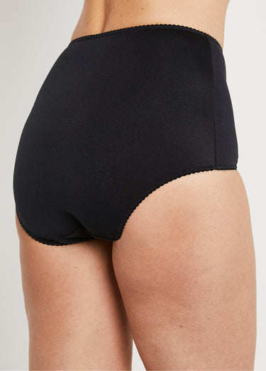 Culotte enveloppante dentelle Noir