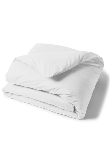 Housse de couette pur coton uni RELAX Blanc