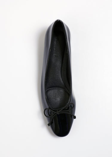 Ballerines vernies pointues petit talon Vernis Noir