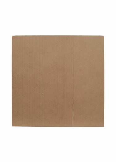 Meuble rangement 9 cases, effet pierre Blanc/Beige