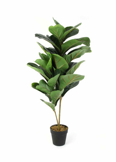 Grande plante verte artificielle en pot Vert