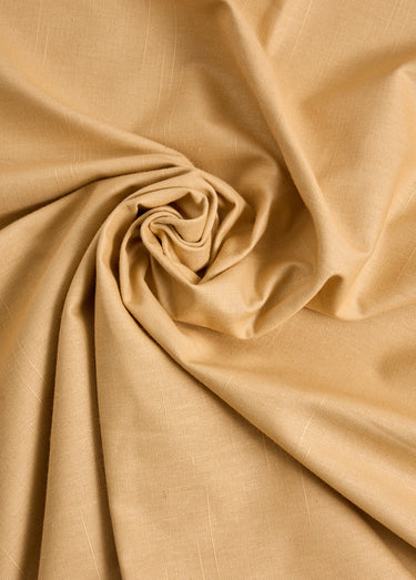 Coupon tissu déco bachette coton 3 x 1,5m Camel