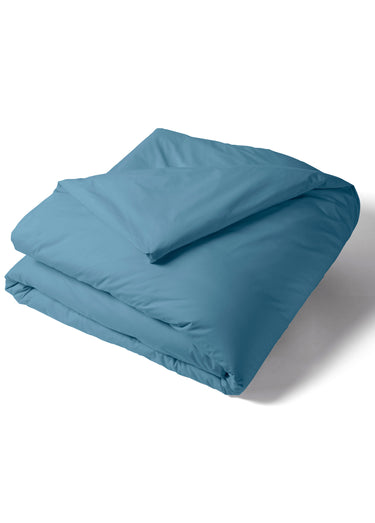 Housse de couette percale de coton REPOS Celadon